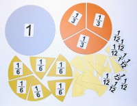 Набор магнитных карточек "Доли и дроби - 3" - fgospostavki.ru - Зеленогорск