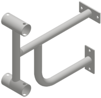 Кронштейн настенный (двухрядный) - fgospostavki.ru - Зеленогорск