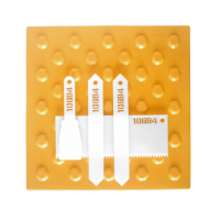 Комплект для нанесения клея: зубчатый шпатель, шпательная лопатка, расшивка (2 штуки) - fgospostavki.ru - Зеленогорск