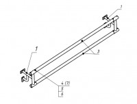 Станок хореографический пристенный (1,5 метра, двухрядный) - fgospostavki.ru - Зеленогорск