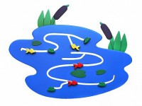 Сенсомоторное декоративно-развивающее панно "Река" - fgospostavki.ru - Зеленогорск