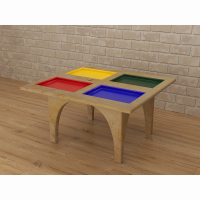 Игровой стол для занятий сенсорной интеграцией 4 цвета - fgospostavki.ru - Зеленогорск