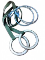 Кольца гимнастические с тросом (2 метра) - fgospostavki.ru - Зеленогорск