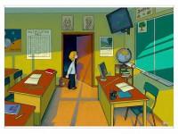 Магнитно-маркерный ситуационный плакат "Классная комната" с набором магнитных карточек + методические рекомендации (иностранный язык) - fgospostavki.ru - Зеленогорск