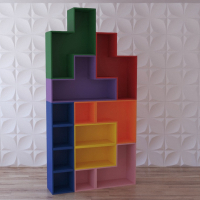 Стеллаж для игрушек "Цветная стройка" - fgospostavki.ru - Зеленогорск