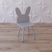 Стул «Ушки на макушке» белый - fgospostavki.ru - Зеленогорск