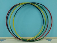 Обруч гимнастический стальной "Радуга" (900 миллиметров, 850 грамм) - fgospostavki.ru - Зеленогорск