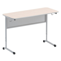 Стол ученический двухместный с перфорированной панелью - fgospostavki.ru - Зеленогорск