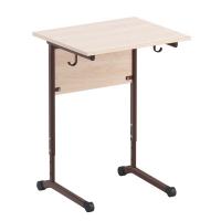 Стол ученический одноместный. Регулируемый по высоте - fgospostavki.ru - Зеленогорск