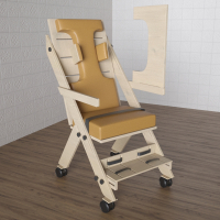 Стул для ребенка с ОВЗ «Новые горизонты» №4 со столешницей коричневый - fgospostavki.ru - Зеленогорск