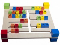 Фронтальное наглядное игровое пособие "Двухсторонний русский алфавит" - fgospostavki.ru - Зеленогорск