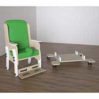 Стул для ребенка с ОВЗ стационарный с мобильной платформой «Адаптация» №4 - fgospostavki.ru - Зеленогорск