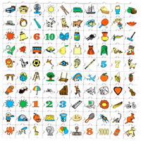 Обучающий конструктор «Мои первые слова» 100 картинок - fgospostavki.ru - Зеленогорск