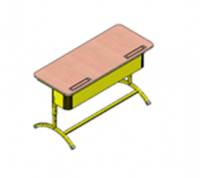 Стол ученический "Асташка -2" двухместный регулируемый - fgospostavki.ru - Зеленогорск