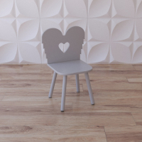 Стул «Ангельское сердечко» белый - fgospostavki.ru - Зеленогорск