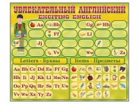 Комплект оборудования "Английский алфавит" с комплектом тематических магнитов - fgospostavki.ru - Зеленогорск