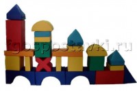 Мягкий модуль-конструктор "Архитектор" (24 элемента) - fgospostavki.ru - Зеленогорск