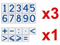 Комплект магнитов (демонстрационных) для школьной доски "Цифры и знаки" - fgospostavki.ru - Зеленогорск