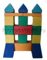 Мягкий модуль-конструктор "Башня" (17 элементов) - fgospostavki.ru - Зеленогорск