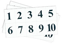 Набор цифр от 1 до 10 (для начальной школы) - fgospostavki.ru - Зеленогорск