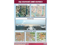 Таблица демонстрационная "Виды изображений земной поверхности" (винил 70*100) - fgospostavki.ru - Зеленогорск