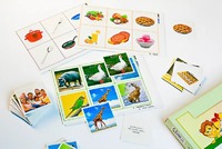 Лото "Иностранный язык" (3 игры, 6 планшетов, 36 карточек, цветные, ламинированные) - fgospostavki.ru - Зеленогорск