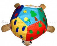 Дидактический чехол к черепахе «Весёлый огород» Д=100 см - fgospostavki.ru - Зеленогорск