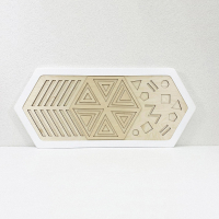 Декоративная тактильная панель - «Рельефные многоугольные формы» - fgospostavki.ru - Зеленогорск