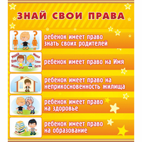 Стенд "Знай свои права" - fgospostavki.ru - Зеленогорск