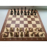 Шахматные фигуры Стаунтон Премиум № 5 со складной турнирной доской - fgospostavki.ru - Зеленогорск