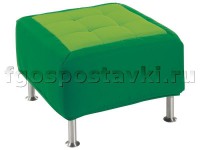 Пуф квадратный на хромированных ножках - fgospostavki.ru - Зеленогорск
