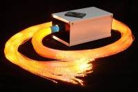 Пучок фибероптических волокон с боковым точечным свечением «Звёздный дождь» 150х2 м в комплекте с источником света - fgospostavki.ru - Зеленогорск