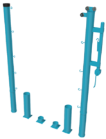 Стойки для большого тенниса с механизмом натяжения со стаканами - fgospostavki.ru - Зеленогорск