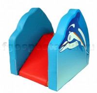 Горка "Дельфин" мини для сухого бассейна - fgospostavki.ru - Зеленогорск
