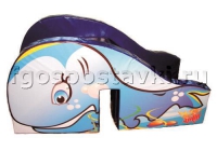 Горка "Кит" для сухого бассейна - fgospostavki.ru - Зеленогорск