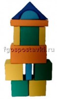 Мягкий модуль-конструктор "Городок" (12 элементов) - fgospostavki.ru - Зеленогорск