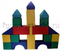 Мягкий модуль-конструктор "Городок" (20 элементов) - fgospostavki.ru - Зеленогорск