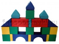 Мягкий модуль-конструктор "Городок" (21 элемент) - fgospostavki.ru - Зеленогорск