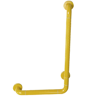 Поручень опорный L-образный вертикальный (желтый) - fgospostavki.ru - Зеленогорск
