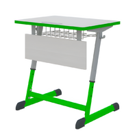 Парта NOMAD одноместная регулируемая по высоте с антивандальной кромкой - fgospostavki.ru - Зеленогорск