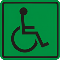 Тактильный знак (доступность для инвалидов всех категорий) 200х200 - fgospostavki.ru - Зеленогорск
