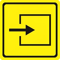 Тактильный знак (вход в помещение) 100х100 - fgospostavki.ru - Зеленогорск