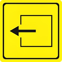 Тактильный знак (выход из помещения) 150х150 - fgospostavki.ru - Зеленогорск