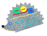 Игра-шнуровка для слабовидящих детей "Ежик" - fgospostavki.ru - Зеленогорск