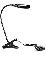 Лупа настольная на прищепке с подсветкой (5х) - fgospostavki.ru - Зеленогорск