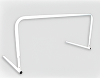 Барьер тренировочный регулируемой высоты (кнопочный фиксатор) - fgospostavki.ru - Зеленогорск