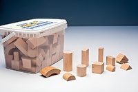 Игровой набор Фребеля "Конструктор" (111 элементов, бук, серия "Красота вокруг нас") - fgospostavki.ru - Зеленогорск