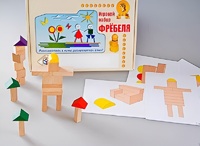 Игровой набор Фребеля "Конструктор деревянный без соединений-3" (Серия "Эксперимент") - fgospostavki.ru - Зеленогорск