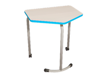 Стол мобильный модульный трапециевидный FLEXY с антивандальной кромкой - fgospostavki.ru - Зеленогорск