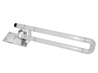 Поручень откидной с антибактериальным покрытием (белый) - fgospostavki.ru - Зеленогорск